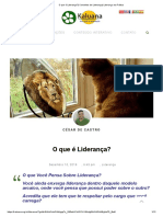 O Que É Liderança - Conceitos de Liderança - Liderança Na Prática