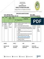 INSTRUCTIONAL LEARNING PLAN (Special - Competency)