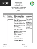 Weekly Home Learning Plan (WHLP) For Grade 11 Media and Information Literacy Week 1 March 23, 25