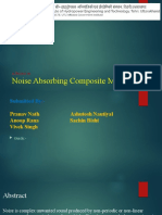 A Project On Noise Absorbing Composite Materials