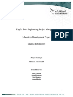 Eng M 530 - Engineering Project Management: Project Manager: Shannon Macdonald