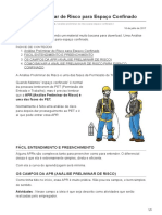 Análise Preliminar de Risco para Espaço Confinado