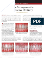 Tissue Management in Restorative Dentistry