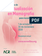 Curso Mamografía para Tecnólogos ACR 2020 04