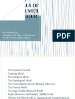 Chapter 5 Models of Consumer Behaviour