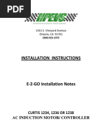 Ezgo Curtis Controller Instructions