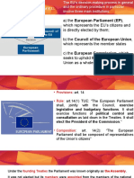 Decisional Triangle of E.U