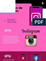 Evolucion de Instagram