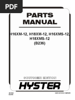 H16XM-12, H18XM-12, H16XMS-12, H18XMS-12 (B236) : 4031584 ©2015 Hyster Company 02/2016