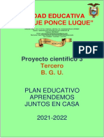 Proyecto Cientifico 3 - Tercero - Bgu