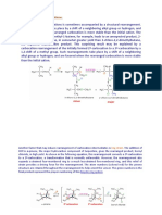 Rearrangement of Carbocations: Major Minor