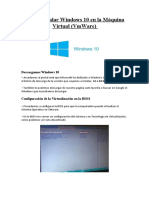 Como Instalar Windows 10 en La Máquina Virtual
