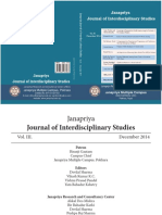 Janapriya Journal of Interdisciplinary Studies - Volume-3