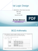 10 DLD Lec 10 BCD Arithmetics, Gray Code Dated 05 Nov 2020 Lecture Slides