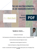 A Atuação Do Nutricionista em Grupos de Emagrecimento