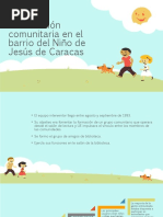 Intervención Comunitaria en El Barrio Del Niño de