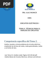 Circuitos Eléctricos I. Tema 2.1