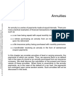 Annuities: Certain