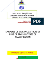 L'Analyse de Variance A Trois Et Plus de Trois Criteres 011018