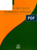 Manuel de Calcul Numerique Applique