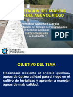 Tema 4. Interpretacion Del Analisis de Agua