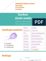 Giardíase Giardia Lamblia