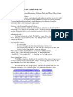 Nulls Three Valued Logic Notes