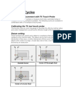 Probing Cycles: Workpiece Measurement With TS Touch Probe