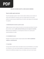 Tipos de Suicidio Según La Psicología Forense