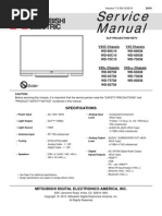 MITSUBISHI WD738 Service Manual