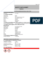 Safety Data Sheet Xylene: SECTION 1: Identification of The Substance/mixture and of The Company/undertaking