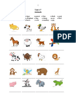 Grade 1 Unit 17 Animals New