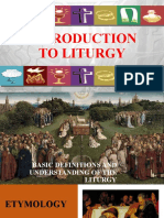 Introduction To Liturgy