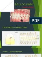 Llaves de La Oclusion