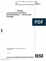 En 12454 1998 Founding Visual Examination of Surface Discontinuities Steal Sand Castings