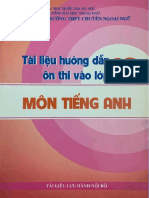 Tài Liệu Hướng Dẫn Ôn Thi Vào Lớp 10 Môn Tiếng Anh