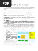 UNIT 4 Topic 4 - JOB ANALYSIS