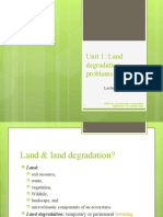 Unit 1 Introduction To Land Degradation