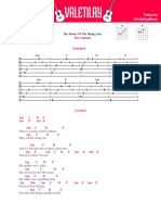 The House of The Rising Sun Tablatura