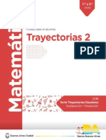 Trayectorias 2. Matemática. Fichas para El Alumno. 1° y 2° Ciclo Aceleración y Nivelación