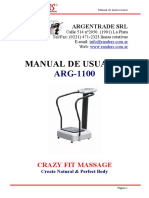 Manual de Usuario: Crazy Fit Massage