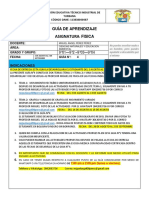 Guia N°4 9° de Aprendizaje de Fisica Agosto 2021