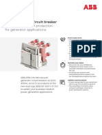 VD4G Generator Circuit Breaker: Small Footprint, Full Protection For Generator Applications