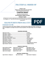 The Fraternal of Grand Puerto Princesa City Metro Eagle Club Set of Officers As of To Date - December 14 2020