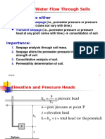 1.3 Flow of Water Through Soils