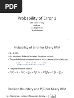 Probability of Error 1