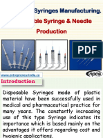 Disposable Syringe & Needle Production