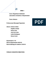 RELATÓRIO QUI - EXP2 - Forças Oxidante e Redutora