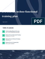 INFOR XA Training Plan - Overview