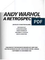 Benjamin Buchloh Andy Warhols One Dimensional Art 1956 1966 in Andy Warhol Retrospective